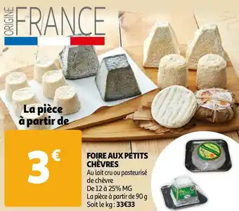 Auchan FOIRE AUX PETITS CHÈVRES offre