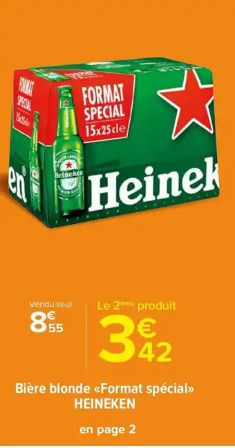 Carrefour Market Heineken Bière Blonde Format Spécial offre
