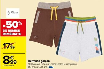 Carrefour Bermuda garçon offre