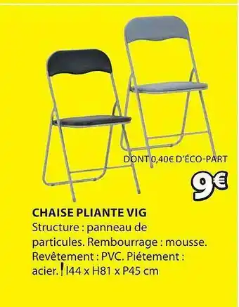 JYSK Chaise Pliante Vig offre