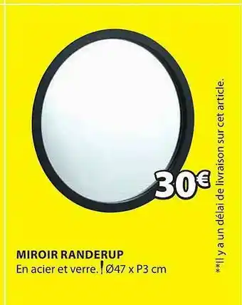 JYSK Miroir Randerup offre
