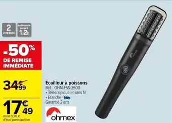 Carrefour Ecailleur à poissons offre