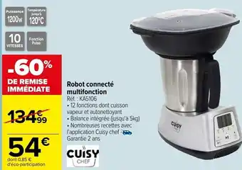 Carrefour Robot connecté multifonction offre