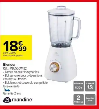 Carrefour Blender offre