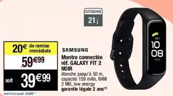 Migros SAMSUNG montre connectée offre
