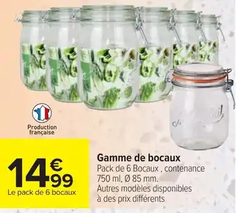 Carrefour Gamme de bocaux offre