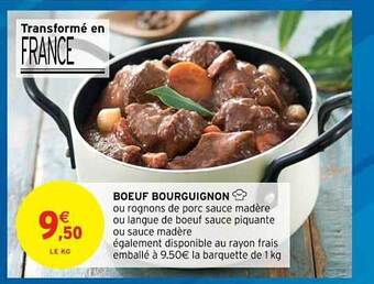Intermarché Hyper Boeuf Bourguignon offre