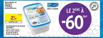 Intermarché Hyper 30 Bâtonnets De Surimi Odyssée offre