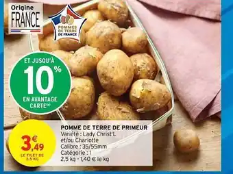 Intermarché Hyper Pomme De Terre De Primeur offre