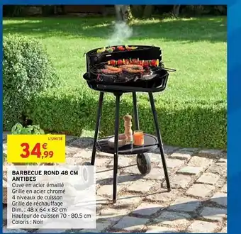 Intermarché Hyper Barbecue Rond 48 Cm Antibes offre