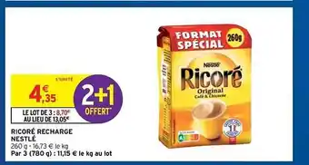 Intermarché Hyper Ricoré Recharge Nestlé offre