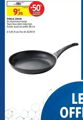 Intermarché Hyper Poêle 24 Cm offre