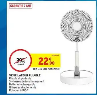 Ventilateur Pliable