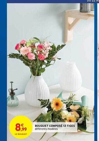 Intermarché Hyper Bouquet Composé 13 Tiges offre