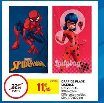 Drap De Plage Licence Universal