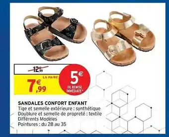 Intermarché Hyper Sandales Confort Enfant offre
