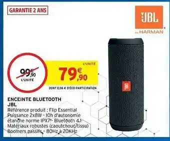 Intermarché Hyper Enceinte Bluetooth Jbl offre