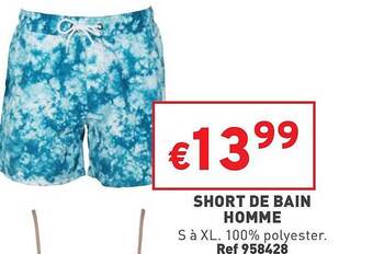 Trafic Short De Bain Homme offre