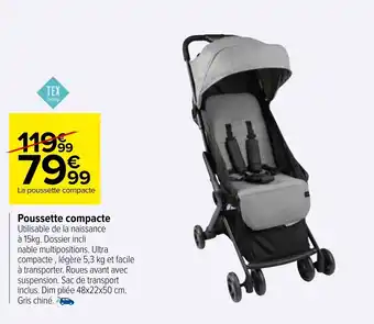 Poussette compacte