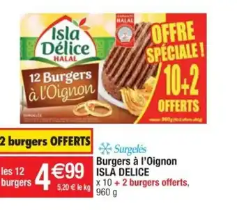 Cora x Carrefour Burgers à l'Oignon offre