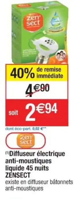 Cora x Carrefour Diffuseur électrique anti-moustiiques offre