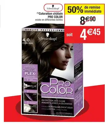 Cora x Carrefour Coloration châtain offre