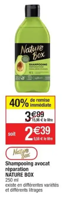 Cora x Carrefour Shampooing avocat réparation offre