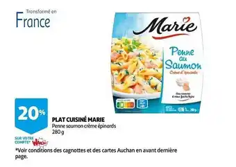Auchan Plat Cuisiné Marie offre