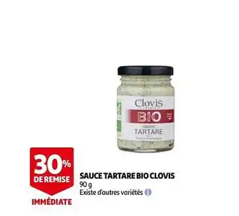 Auchan Sauce Tartare Bio Clovis offre