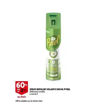 Auchan Spray Repulsif Volants 300ml Pyrel offre