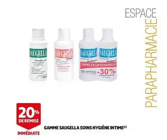 Gamme Saugella Soins Hygiène Intime
