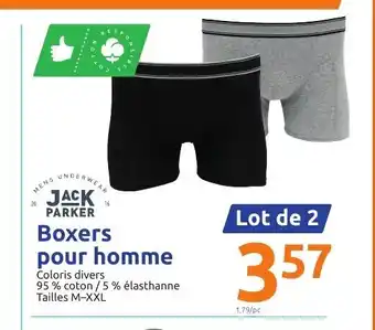 Action Boxers Pour Homme offre