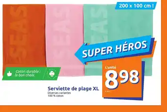 Action Serviette de Plage XL offre
