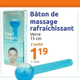 Action Bâton de Massage Rafraîchissant offre