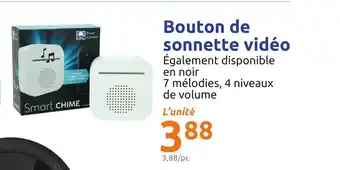 Action Bouton de Sonnette Vidéo offre