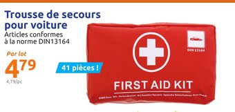 Action Trousse de Secours Pour Voiture offre