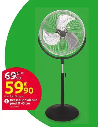 Brasseur D'air Sur Pied Ăž 45 Cm