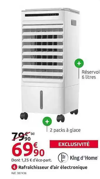 Mr Bricolage Kind D'home Rafraîchisseur D'air électronique offre