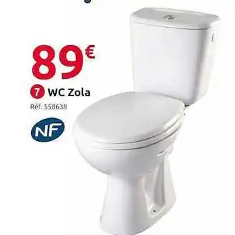 Mr Bricolage Wc Zola offre