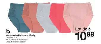 Zeeman Culotte Taille Haute Mady offre