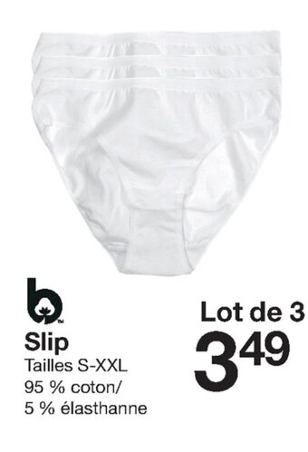 Zeeman Slip offre
