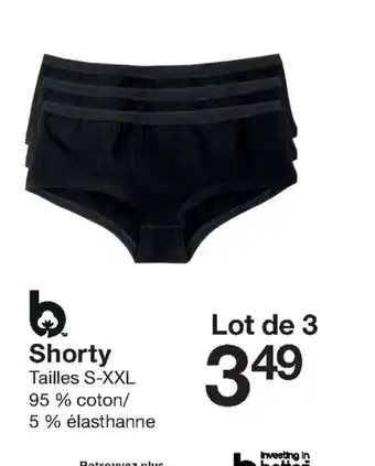 Zeeman Shorty offre