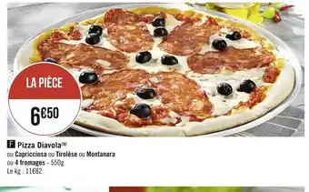 Casino Supermarchés Pizza Diavola offre