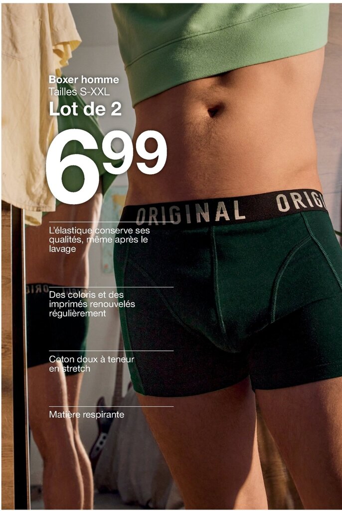 Zeeman Boxer Homme offre