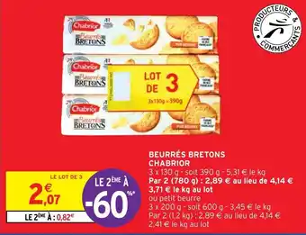 Intermarché Hyper Chabrior Beurrés Bretons offre