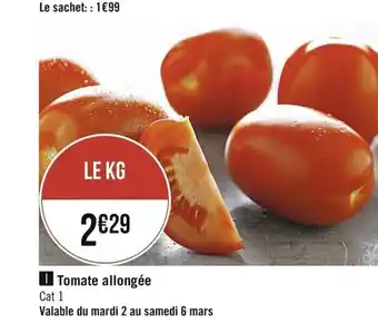 Casino Supermarchés Tomate allongée offre