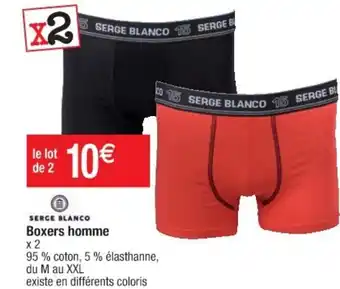 Cora x Carrefour Boxers Homme offre