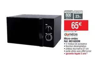 Cora x Carrefour Micro-Ondes offre