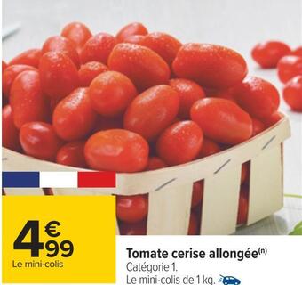 Carrefour Tomate cerise allongée offre