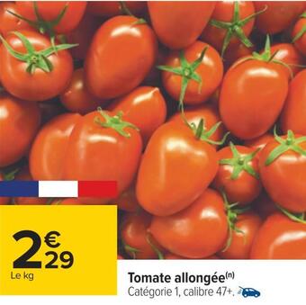 Carrefour Tomate allongée offre